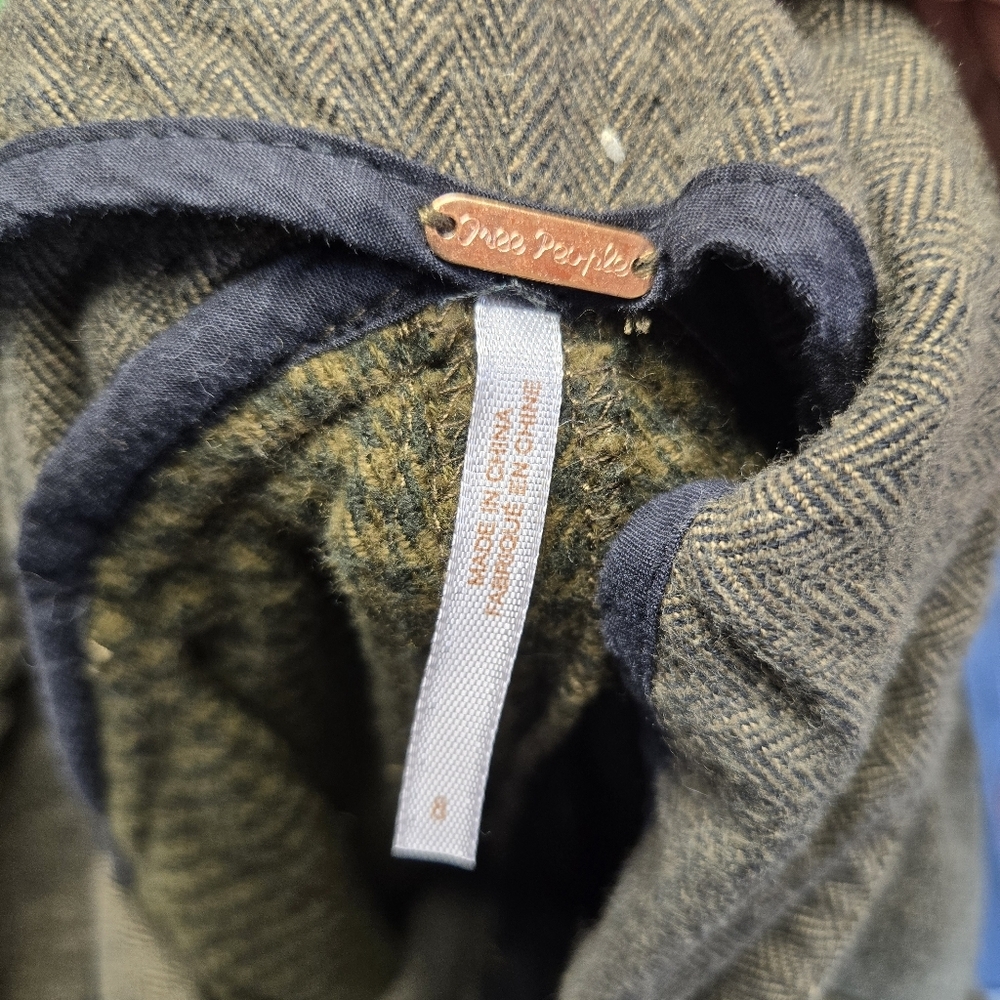 Free People Carina Mixed Menswear Wide Leg Palazzo Pants - Picture 11 of 11